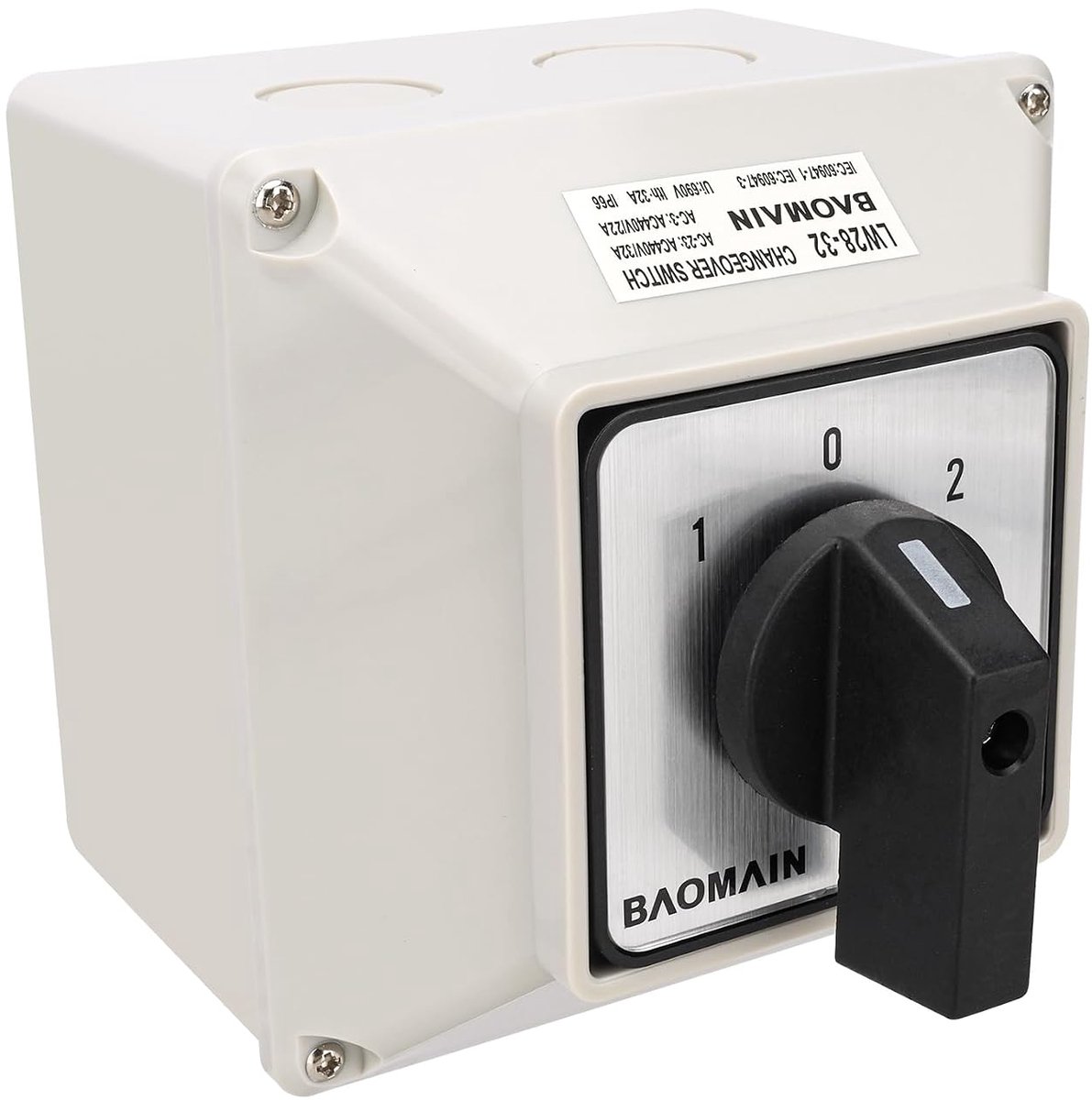 Rotary switch 690V 32A - 3 posities - IP66 waterdicht - Geschikt voor buitengebruik - ShopVlot