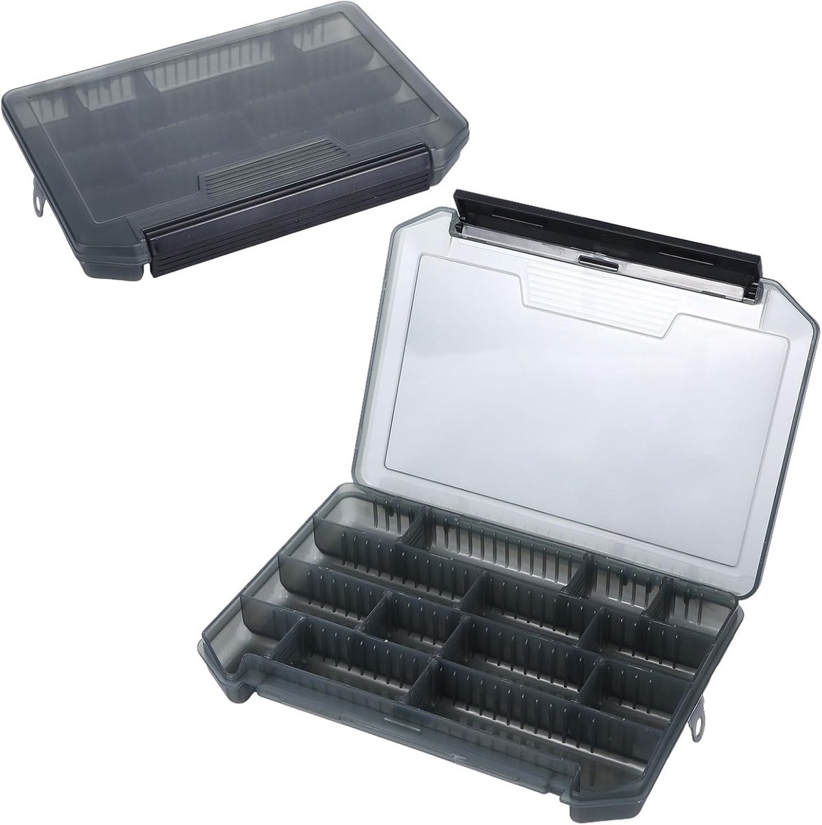 Köderbox Fishing 20.5x14.5cm - EVA Tackle Box - Flexibel indelingssysteem - Beschermt je vistuig - ShopVlot
