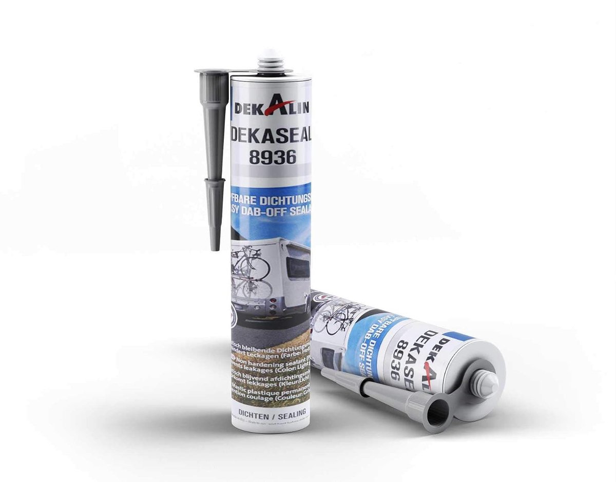 Dekaseal 8936 sealant 310 ml - anthraciet - elastisch - ideaal voor motorhome - ShopVlot