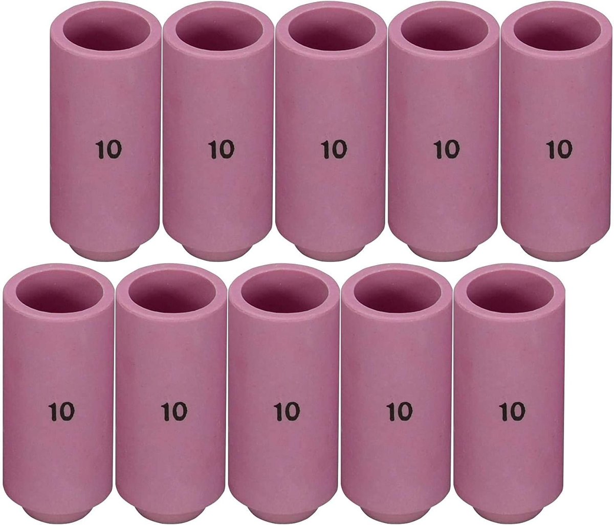 TIG lasmondstuk 10pk - keramische kap - D16.0 x 47mm - geschikt voor diverse lasbranders - ShopVlot