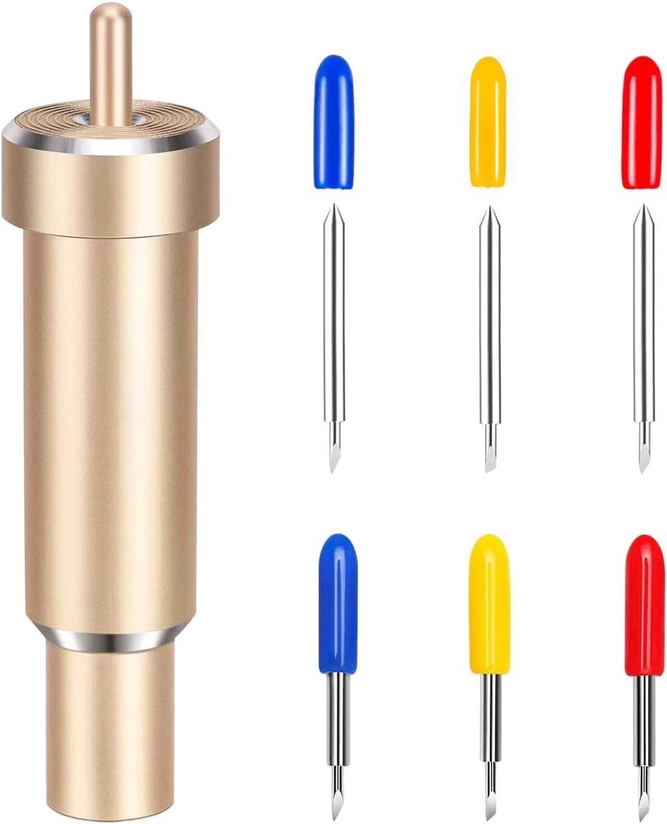 Snijmachine case met mesjes set - hardaluminium - 30°/45°/60° snijbladen - precisie snijden - ShopVlot