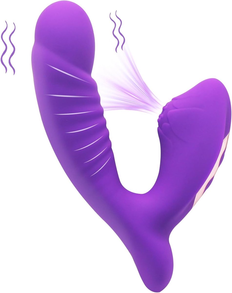 Clitorale vibrator met zalmtong - oplaadbare mondmassager - ideaal voor vrouwelijke masturbatie en koppels - ShopVlot