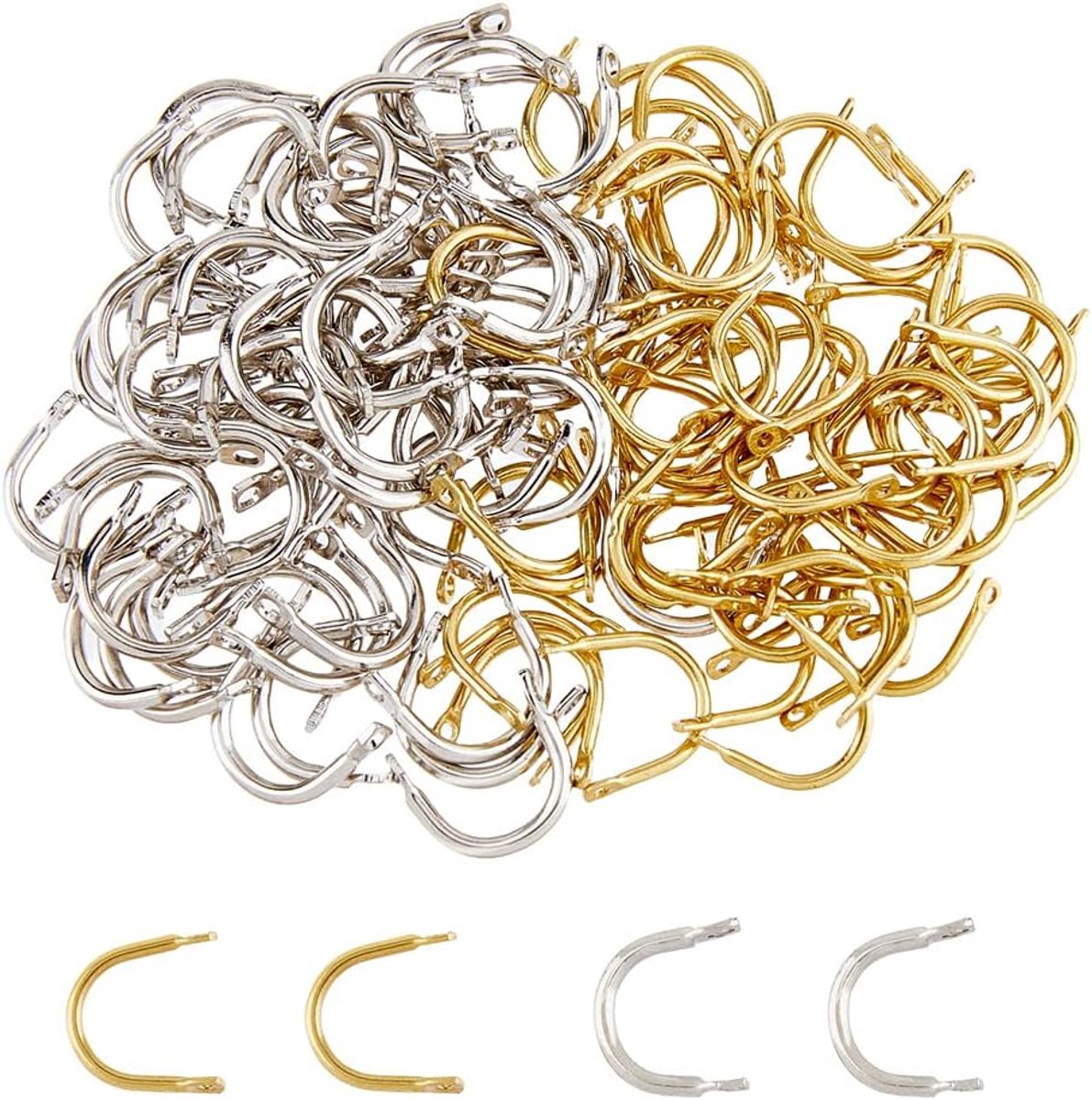 Vissen Spinner Clevis U Vormige Spinnerbait Clevis Gemakkelijk Spin Spinner Clevis Spinner Blade Clevis voor Lokken Maken Gat 1mm