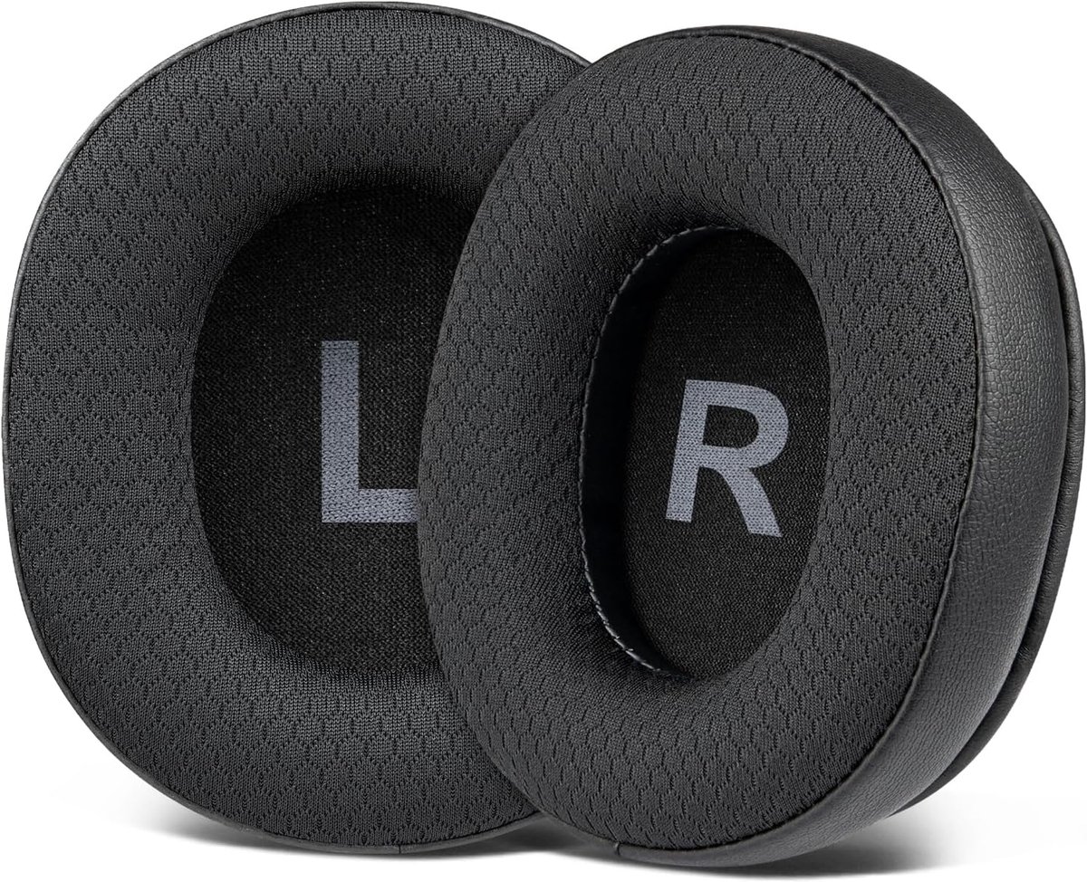 Oorkussens Vervanging voor OneOdio A70/A71 Over-Ear Hoofdtelefoons, Earpads Cushions met Duurzame gaasstof, Geluidsisolerend Schuim - Zwart