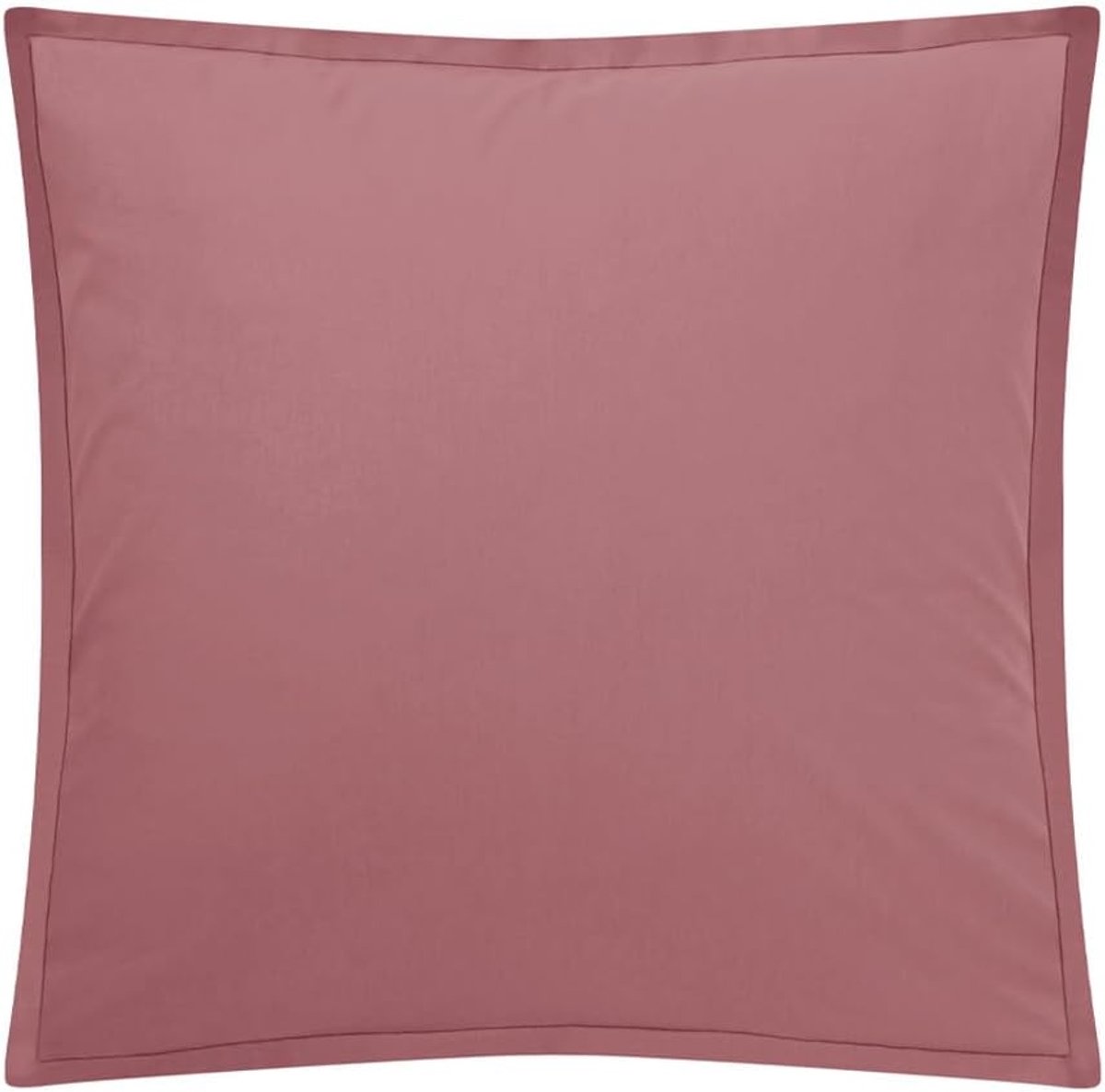 Kussensloop van katoen, zacht, Indiaas roze, 65 x 65 cm, Essix