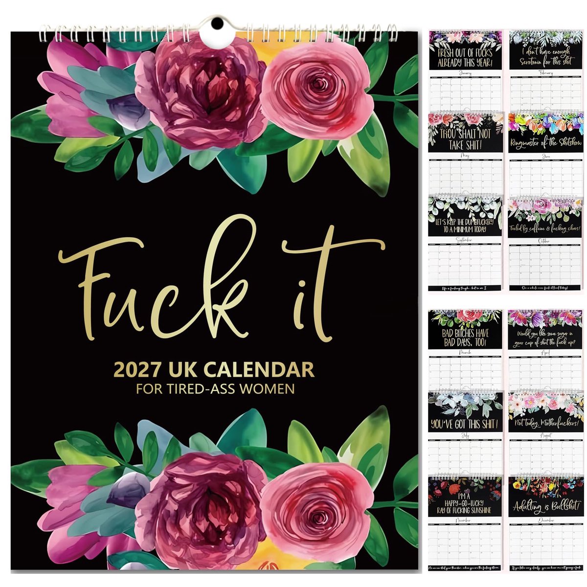 Kalender 2026 UK - A4 formaat - Luxe uitvoering - Ideaal voor organisatie - SnelShoppen