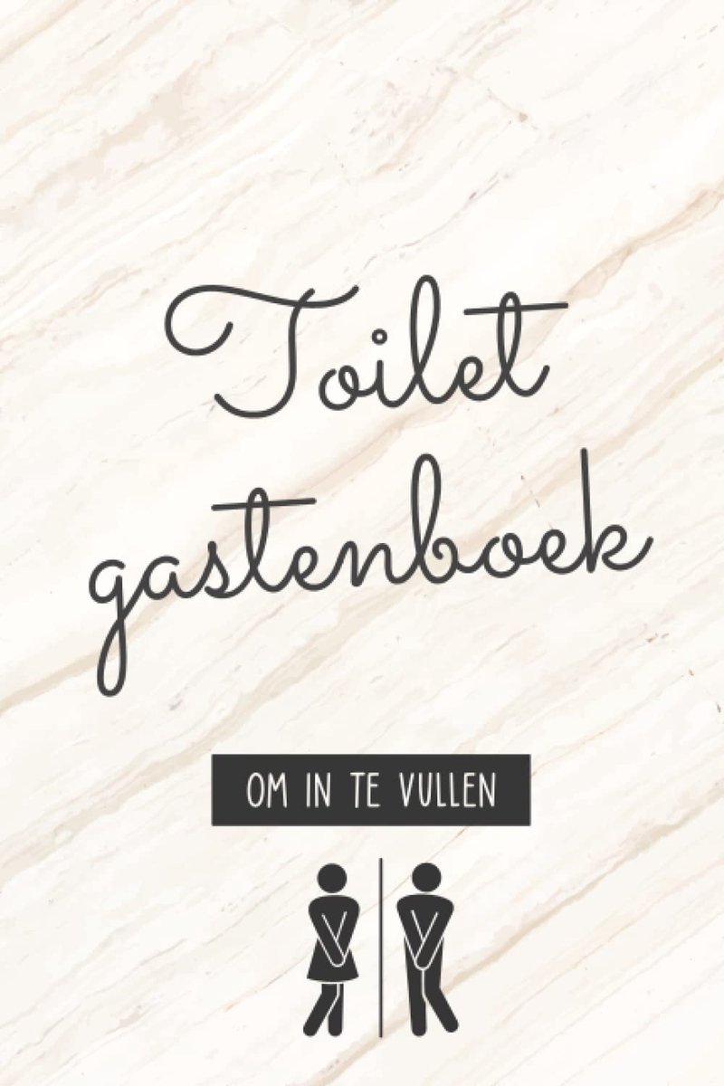 Toilet gastenboek om in te vullen - grappig moppenartikel - perfect housewarming cadeau - leuk voor de gasten-WC - SnelShoppen