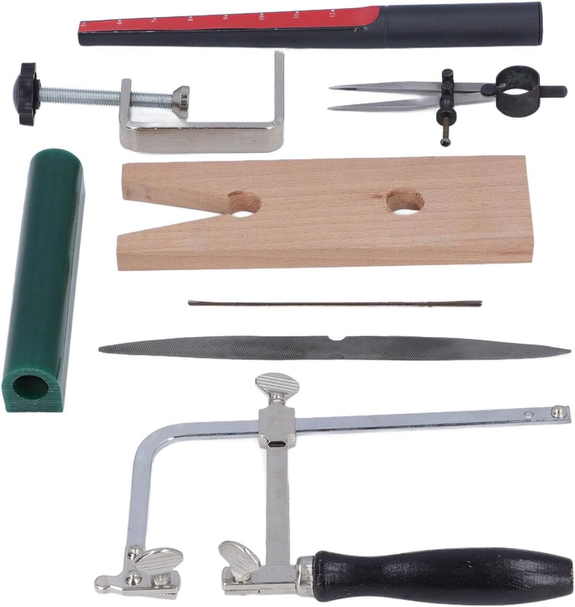 Wax Ring Maken Casting Tool Kit, Juweliers Ring Wax Carving Tools Wax Ring Sizer Wax Tube File Sieraden Ring Zaagframe met Bladen Sieraden Maken Benodigdheden