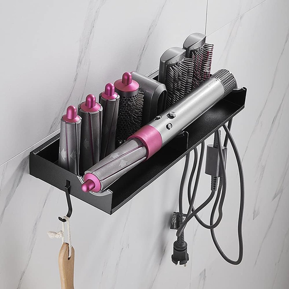 Wandhouder rek wandopslag organizer wandstandaard houder voor Dyson Airwrap Styler en borstels