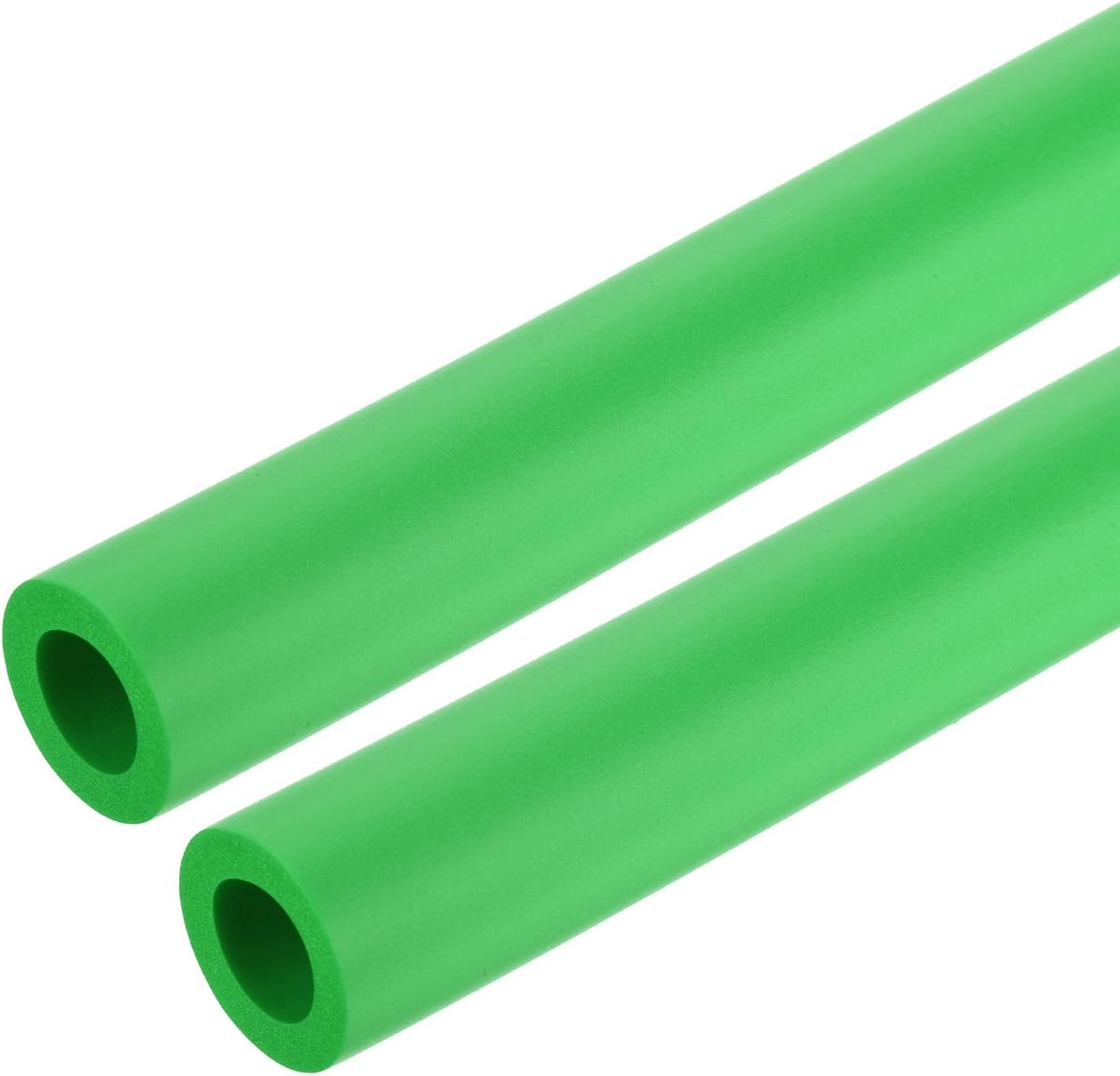 Buisisolatie, schuim, 22 mm ID, 32 mm OD, 0,3 m lengte, antislip schuimslang voor fitnessapparaten, gripondersteuning, hoes, fietshandgrepen, stuurgrepen, groen, 2 stuks
