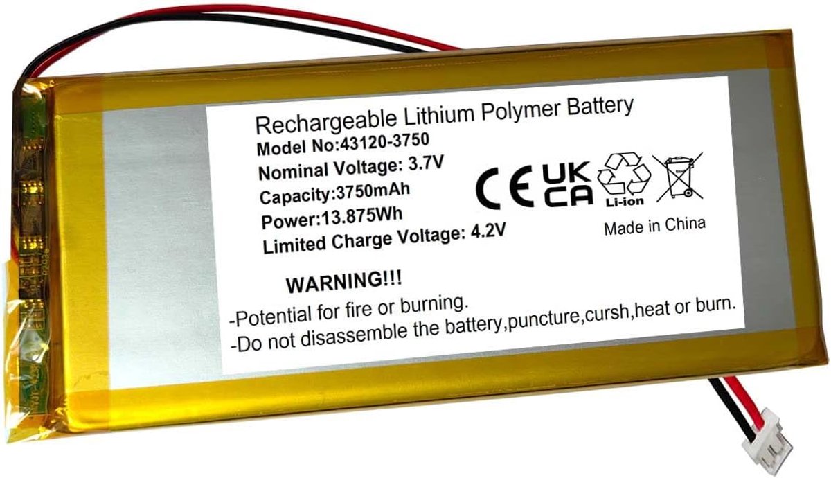 Toetsenbord batterij 3750mAh - oplaadbaar - vervangend voor RK Royal Kludge - ShopVlot