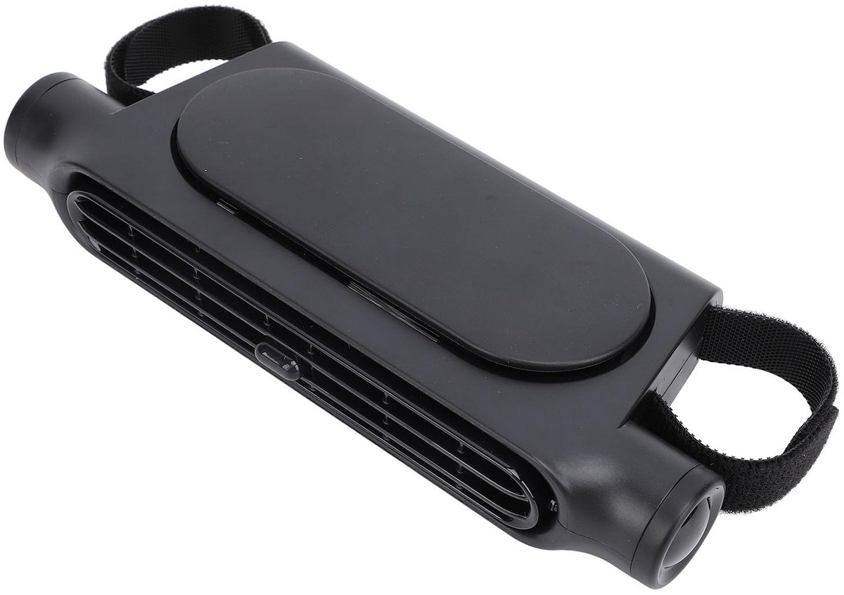 Autostoelventilator USB - bladloze hoofdsteunventilator - 3 snelheden - stille ventilator voor onderweg - ShopVlot