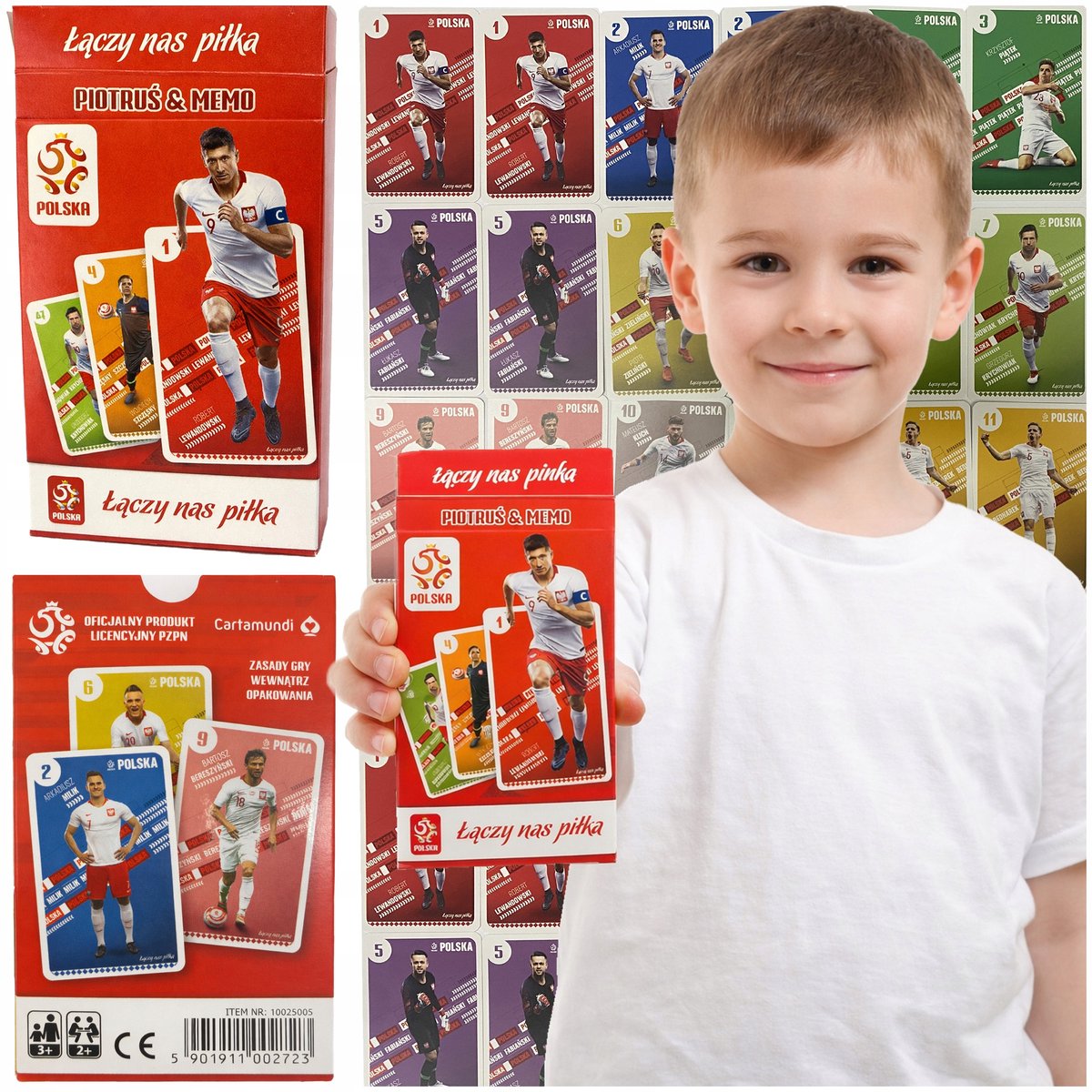Piotruś & Memo Kaarten PZPN - Spel voor Kinderen & Familie