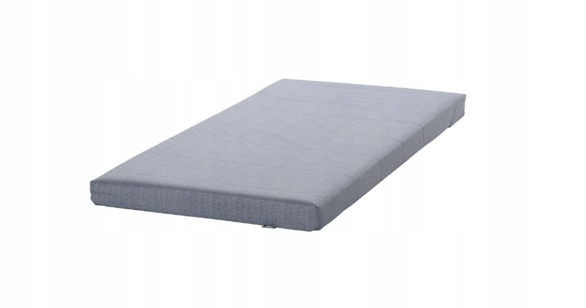 Merkloos Schuimmatras 90x200 cm - Hard, lichtblauw