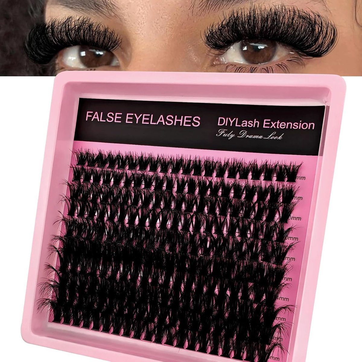 Wimperextensions 200 Stuks - Fluffy Cluster Wimpers - Individuele Wimperextensions - Maak zelf een volumineuze look - ShopVlot