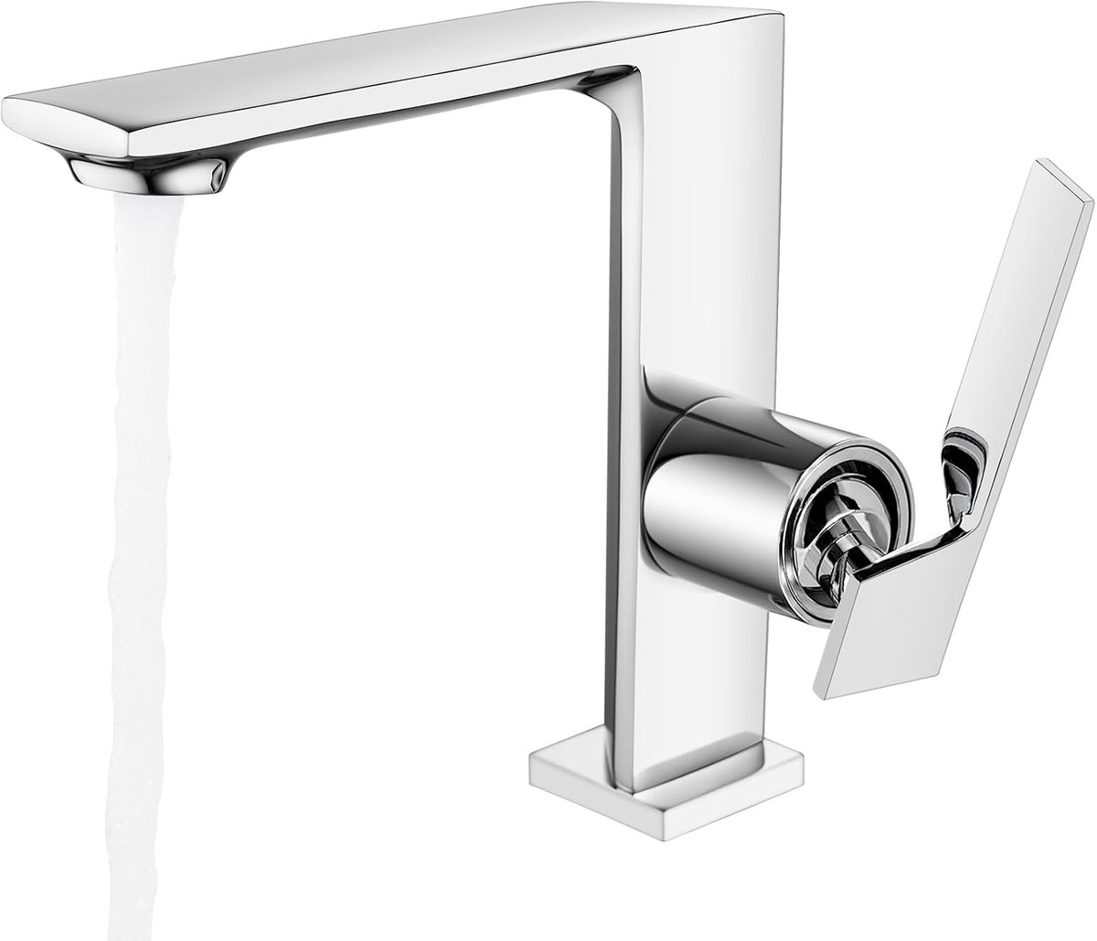 Basin kraan mengkraan - chroom - enkelhendel - voor toilet of gasten - ShopVlot