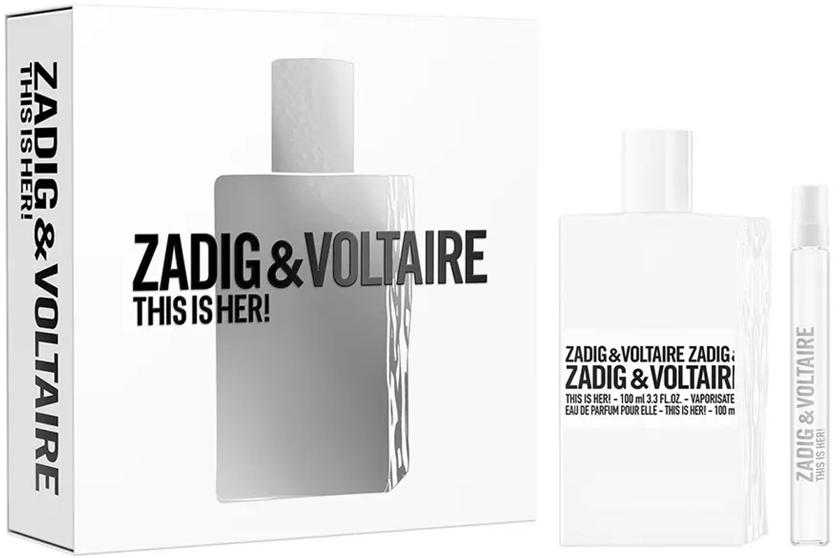 Zadig & Voltaire This is Her! 100ml EDP Spray / 10ml EDP Spray