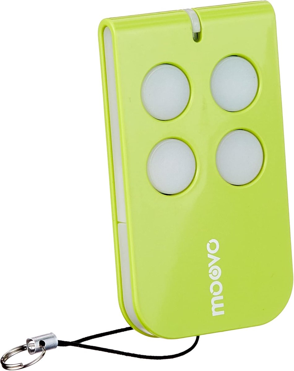 afstandsbediening voor motorovo mtb 4v - 433,92 MHz - inclusief batterij - eenvoudig te programmeren - ShopVlot