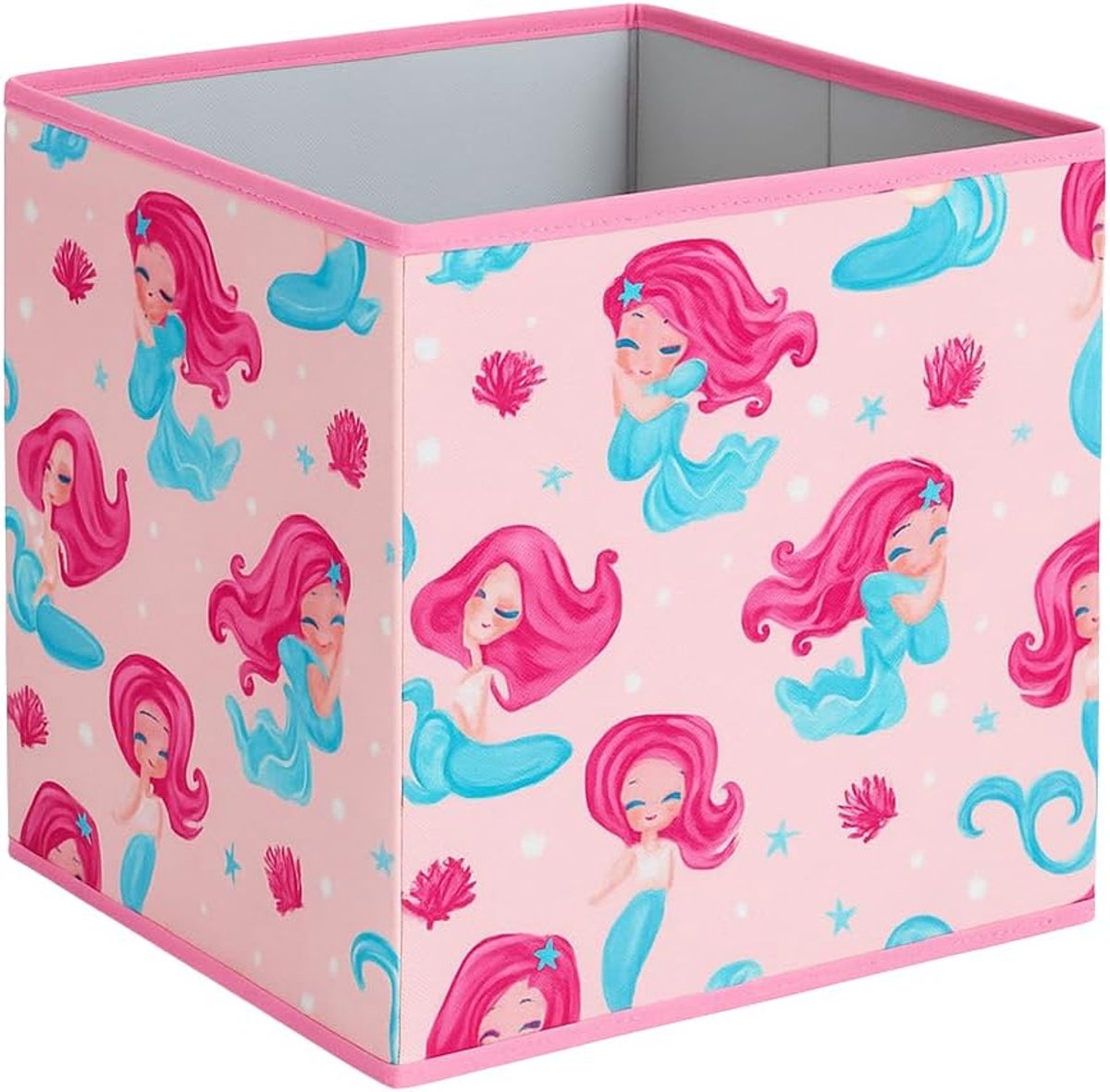 Opbergdoos 30 x 30 x 30 cm - Vouwbaar stof - Open ontwerp - Ideaal voor speelgoed en kleding - ShopVlot