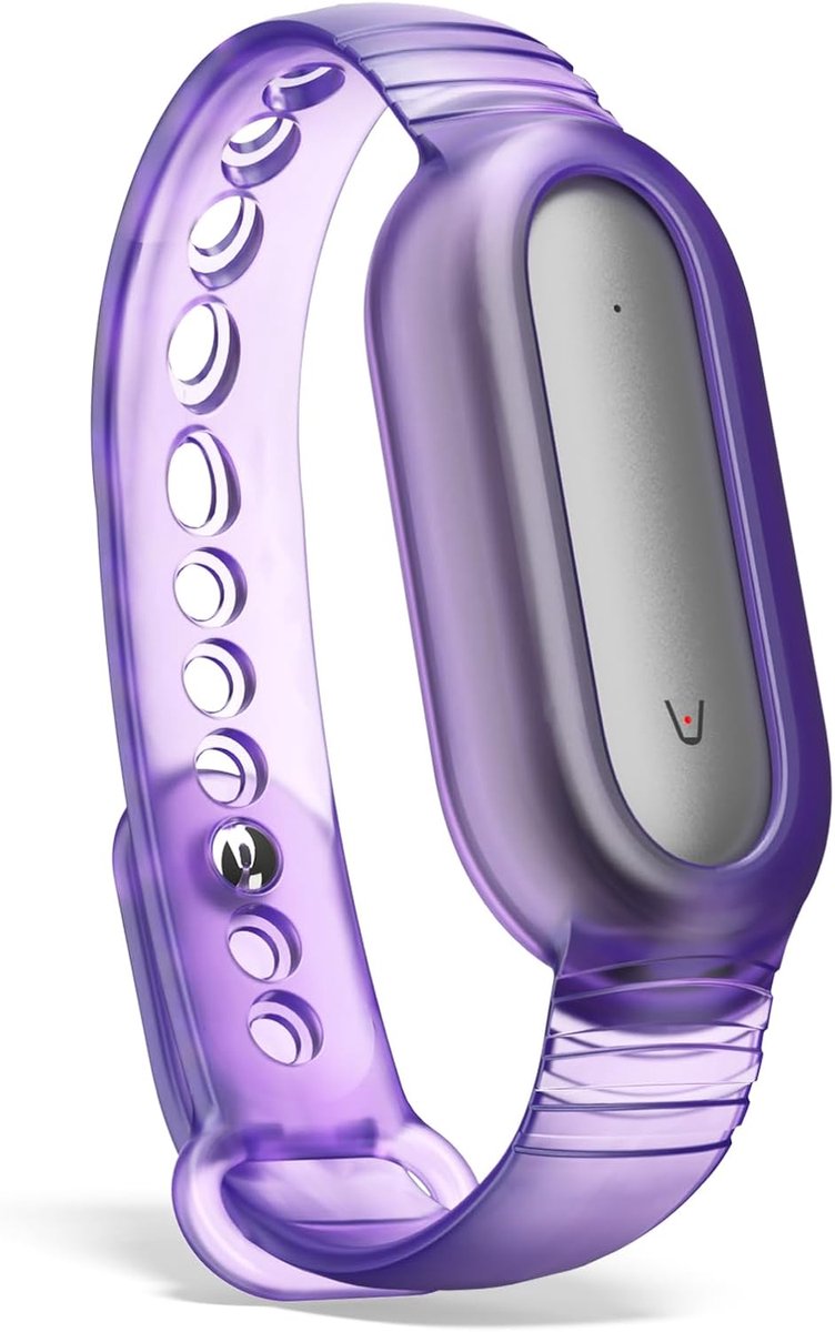 TPU beschermhoes voor Paid NotePin voice recorder - transparant lichtpaars - schokbestendig en krasbestendig - ShopVlot