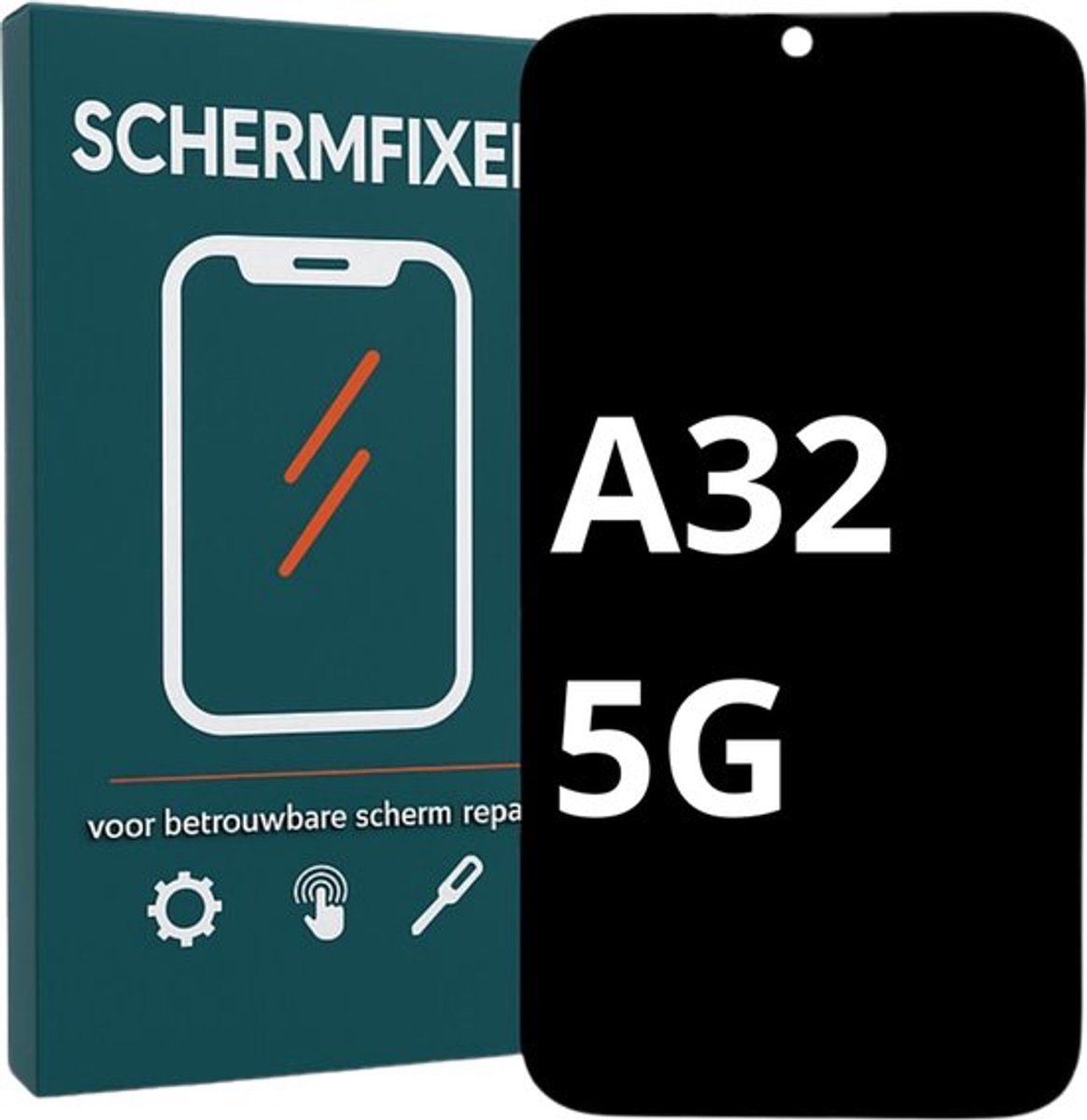 Samsung Galaxy A32 5g Scherm met Frame - LCD Display - A+ Kwaliteit - Zwart