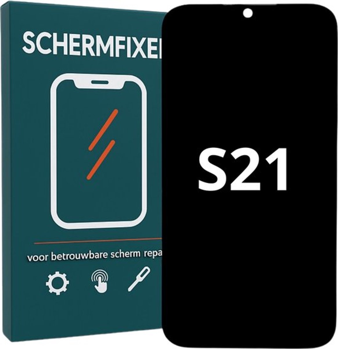 Samsung Galaxy S21 Scherm met Frame - LCD Display - A+ Kwaliteit - Zwart