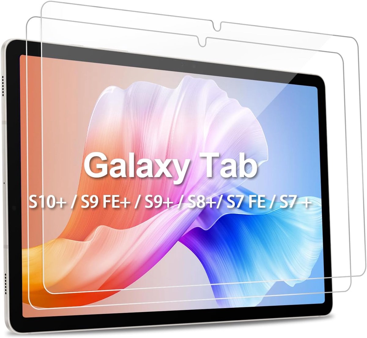 Schermbeschermer 2 stuks - gehard glas - krasbestendig - perfect voor Samsung Galaxy Tab - ShopVlot