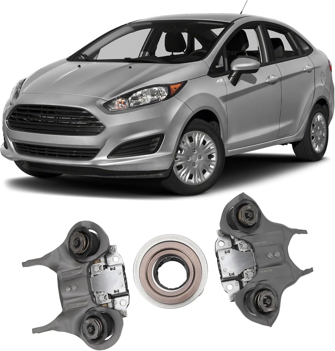 Transmissie koppelings verschuif vork kit - met koppelingsset en lager - geschikt voor 2012-2019 hatchback en sedan - ShopVlot