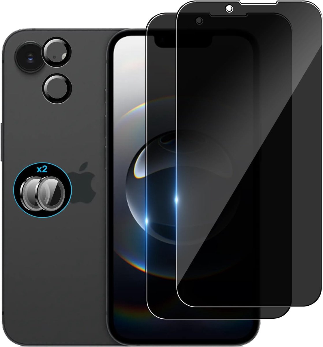 Privacy screen protector SE 4 (2025) - 2x gehard glas - anti-spy - beschermt je privacy - ShopVlot