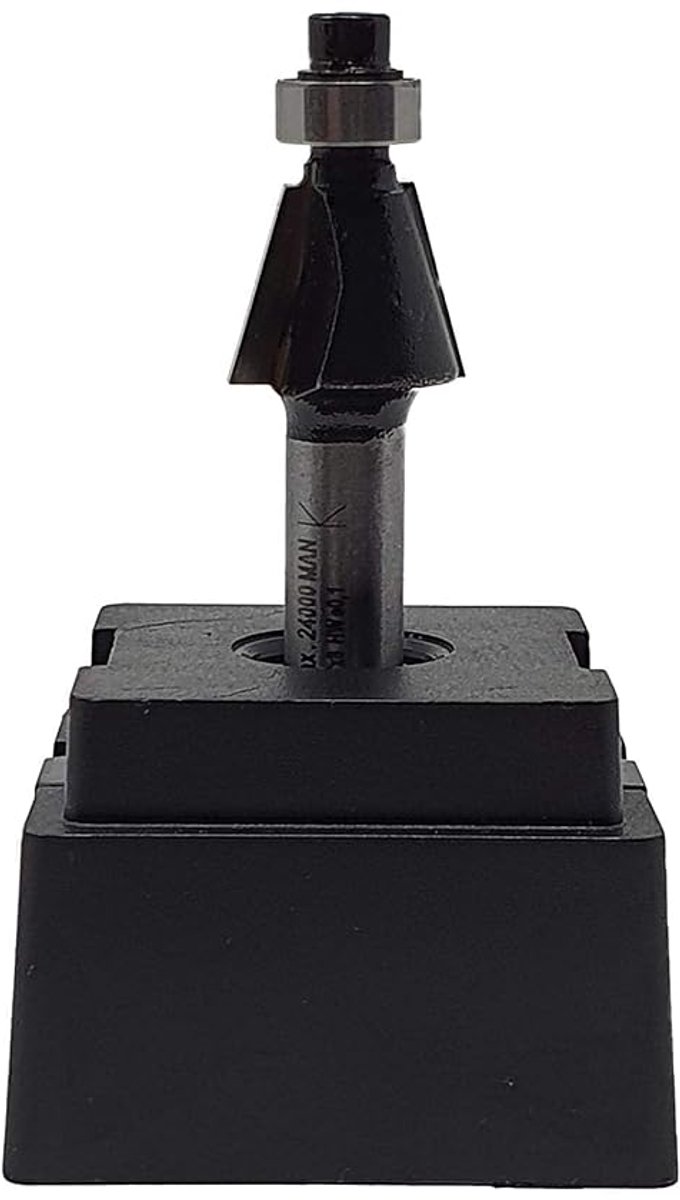 Router Z=2 D=16 mm - 15 graden - met kogellagers - geschikt voor CNC frezen - ShopVlot