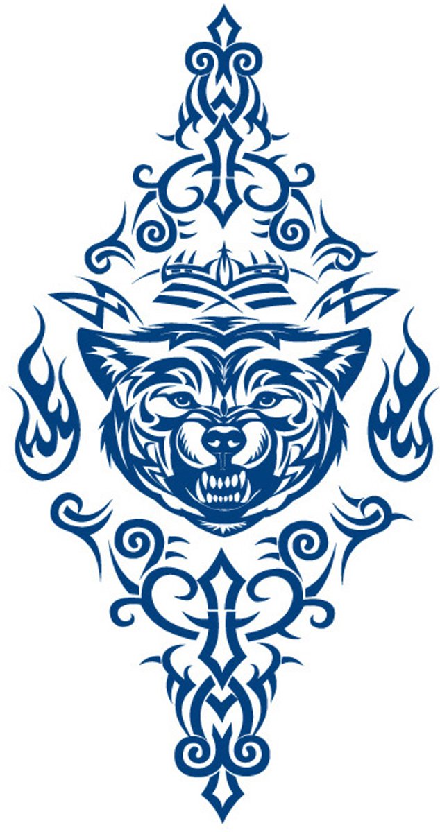 Tijdelijke tattoo Tribal Alpha 2 weken