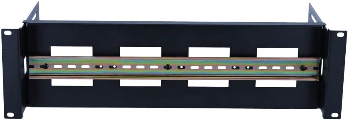 DIN rail 3U - diepte verstelbaar - ideaal voor elektrische apparatuur - ShopVlot