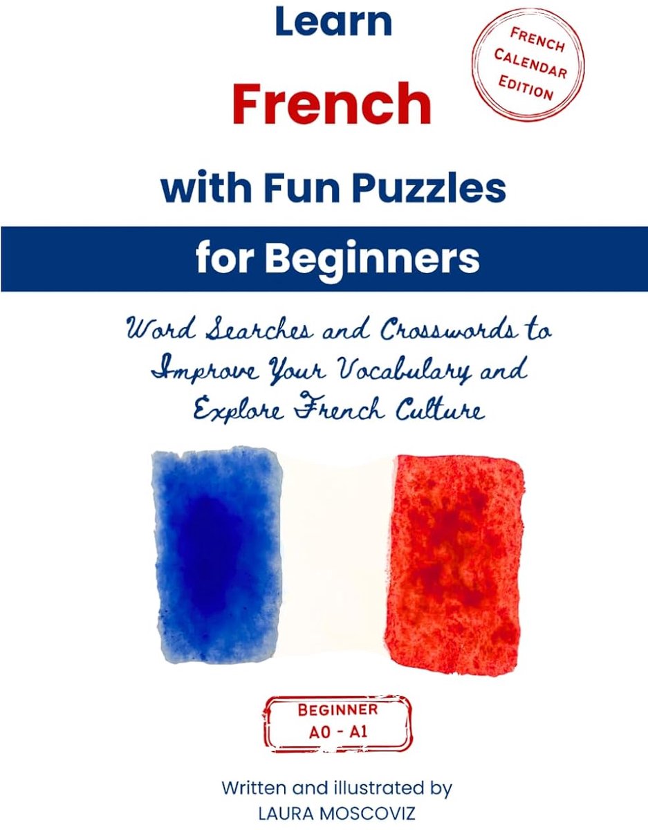 Puzzels leren Frans - woordzoekers en kruiswoordpuzzels - verbeter je vocabulaire - ontdek de Franse cultuur - ShopVlot