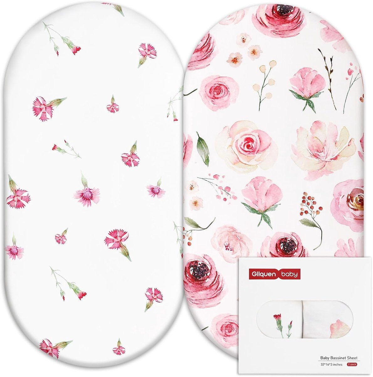 SnelShoppen - Baby Ledikant Dekens, 100% Microvezel, OEKO-TEX, Ademend en Zacht, Geschikt voor Meerdere Matrasvormen, Wasbare Fitted Sheet - 81 x 41 x