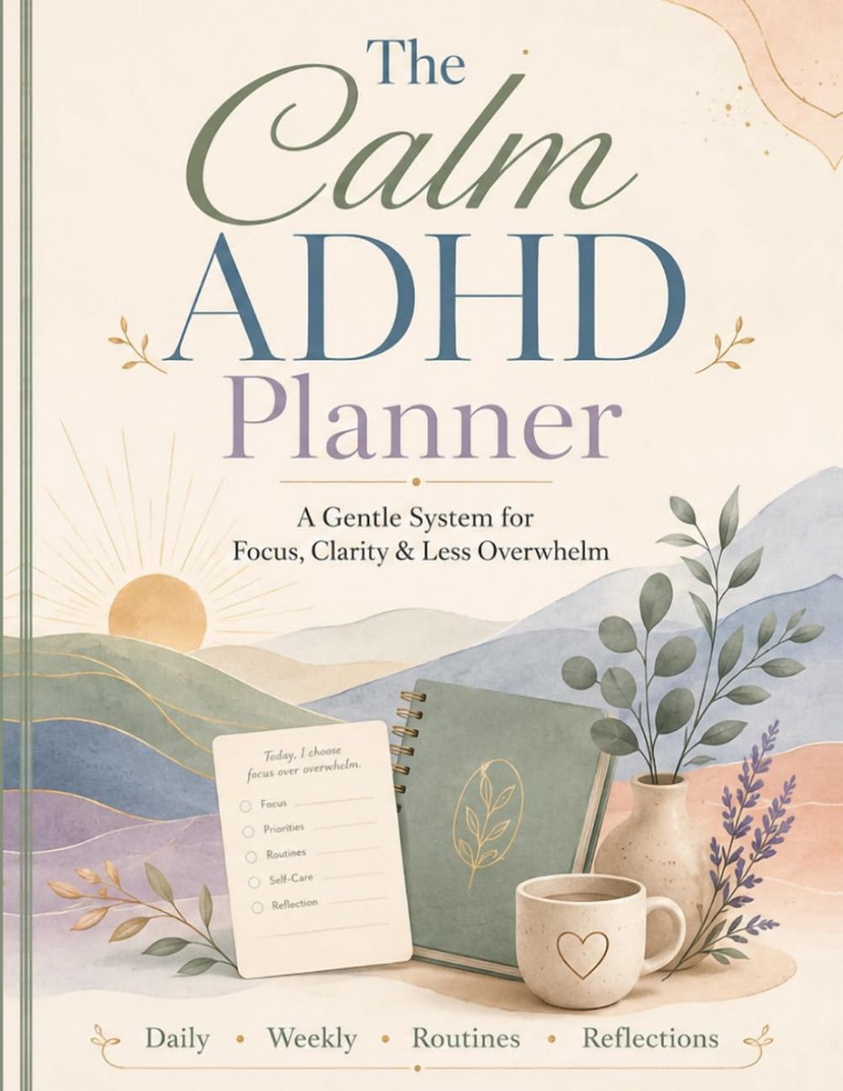 ADHD planner 90-dagen - ongedateerd - groot lettertype - overzicht voor werkende vrouwen - ShopVlot