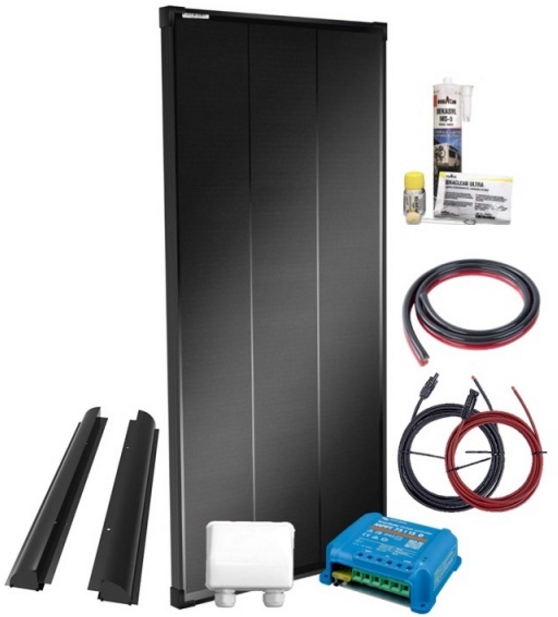 Bente Solarset 1x150Watt +Victron mppt 75/10