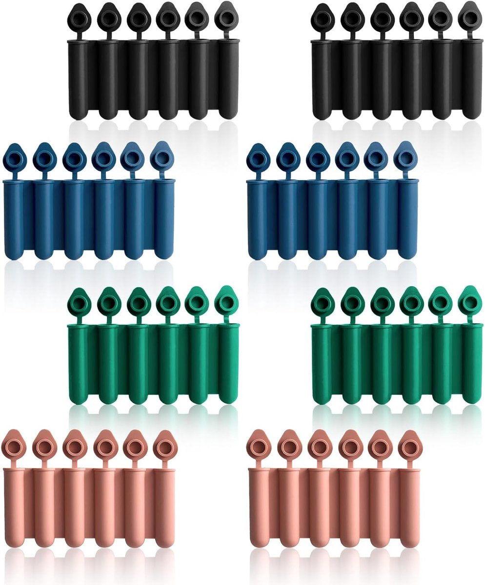 Waterfles ijsklontjes set 8 stuks - siliconen - 4 kleuren - voor zelfgemaakt ijs - ShopVlot