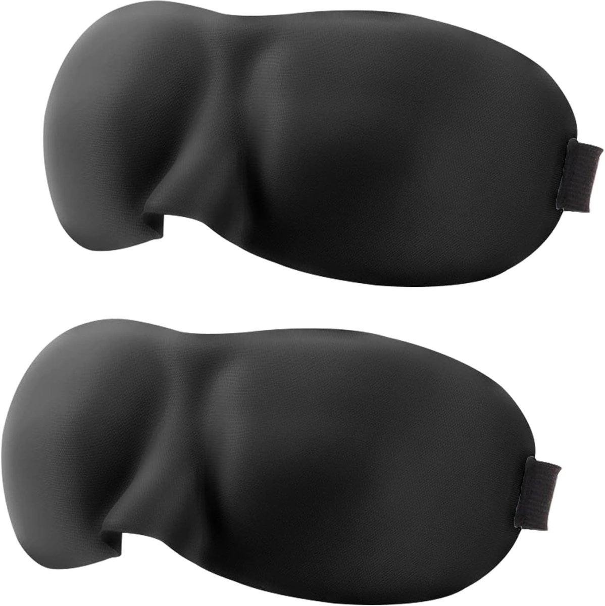 Slaapmasker 2 Pcs - 100% Blackout - Zacht en Ademend - Ideaal voor Reizen - ShopVlot
