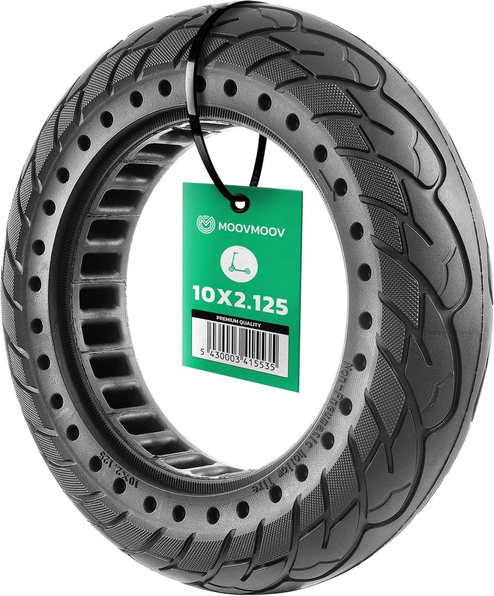 Banden 10 x 2.125 - lekvrije band voor elektrische scooter - geschikt voor Pure Air, SoFlow S06, Vivobike S2 & S3 Max - ShopVlot