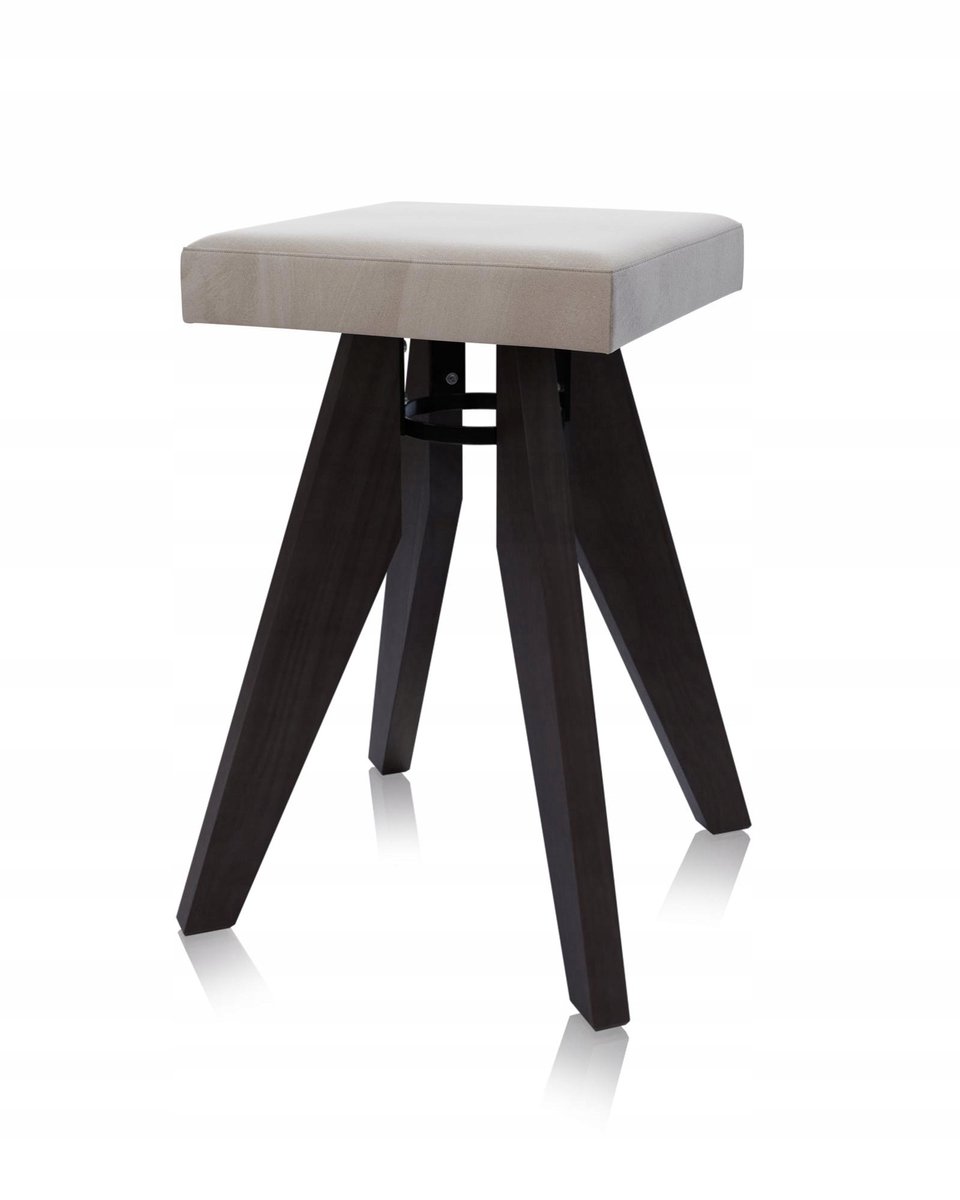 Merkloos Keukentabouret Wenge met Stone Bekleding - Hout