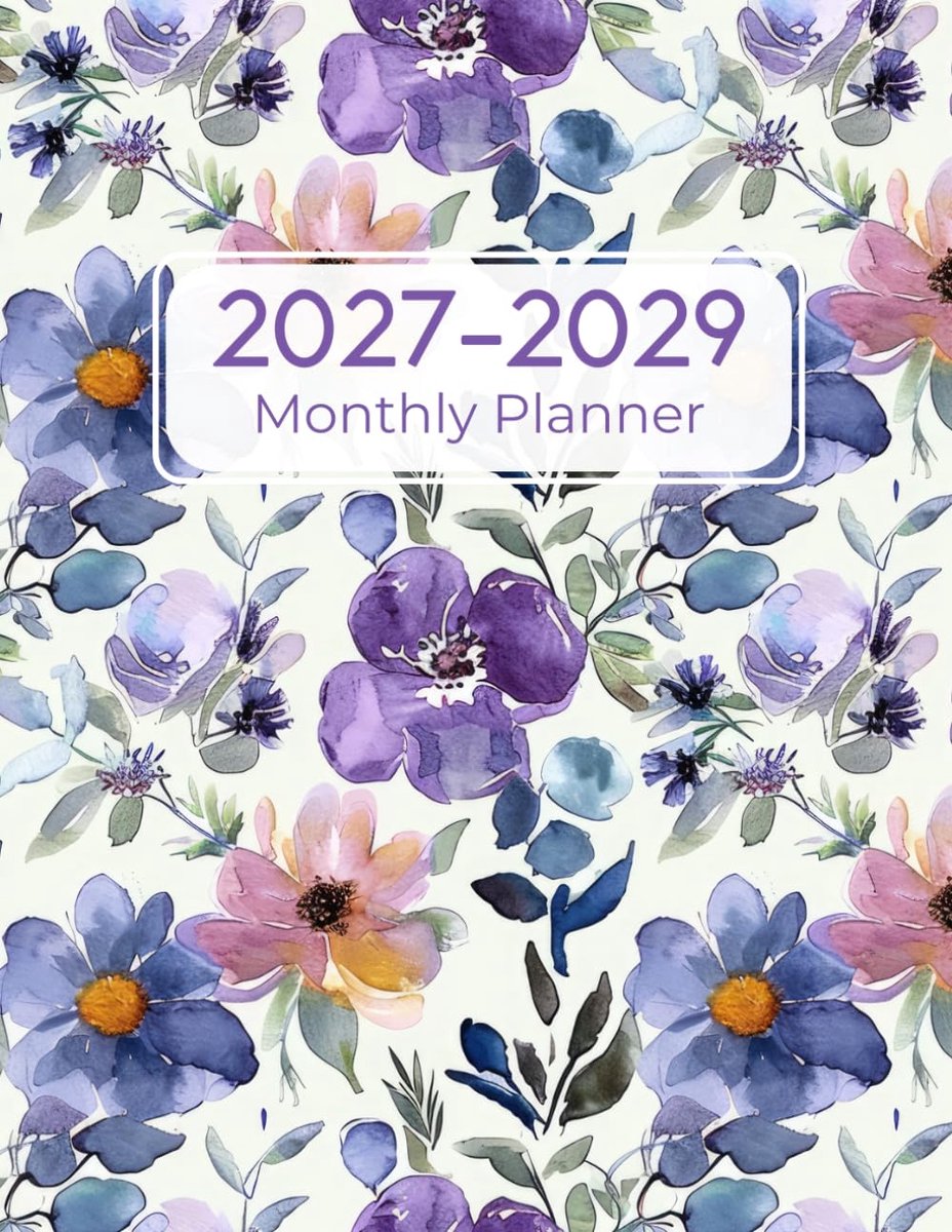 Maandplanner 2027-2029 - 3 Jaar - Perfect voor organisatie - Ideaal voor planning en overzicht - ShopVlot