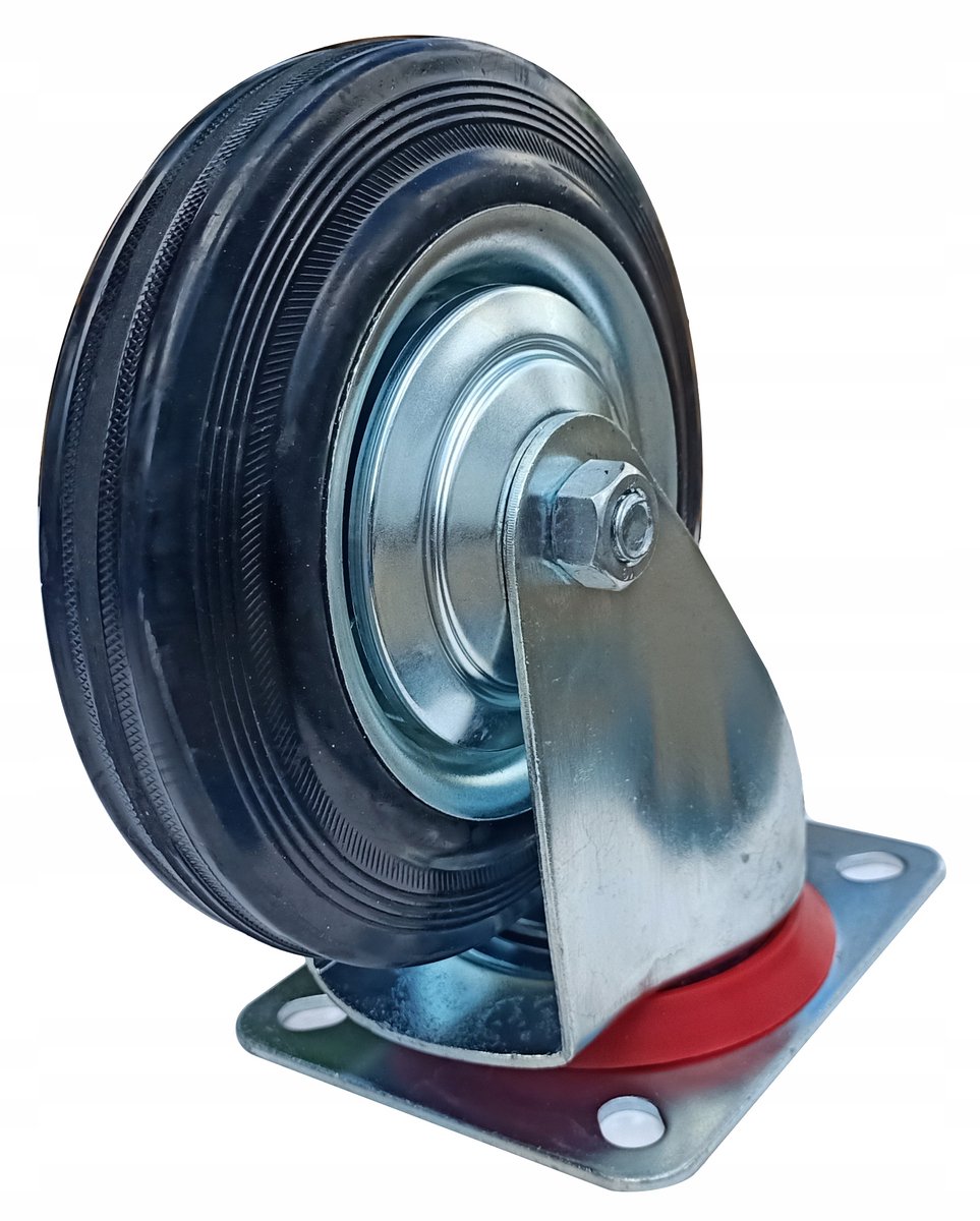 Zwenkwiel 160mm Metaal met Rubber - Stevig en Wendbaar