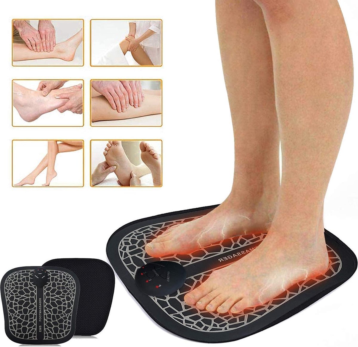 Voetmassager EMS - Elektrisch - 6 modi - Verbeter bloedcirculatie - ShopVlot