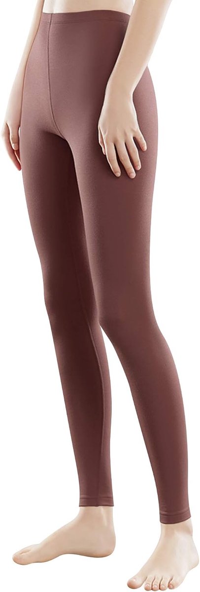 1/3er Lange dameslegging, kleurrijk, met hoge taille, slimfit, fitnessbroek, sport, van katoen 4108VA