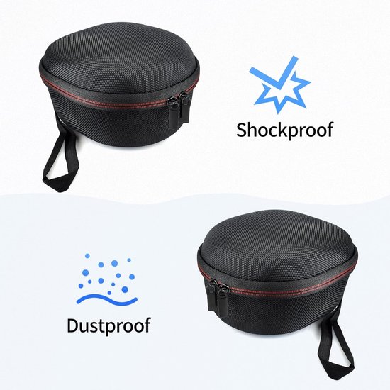 Hard Shell Schokbestendige Beschermende Opbergtas Draagtas voor Howard Leight Impact Sport Elektronische Schieten Oorbeschermer (zwart) — afbeelding 3