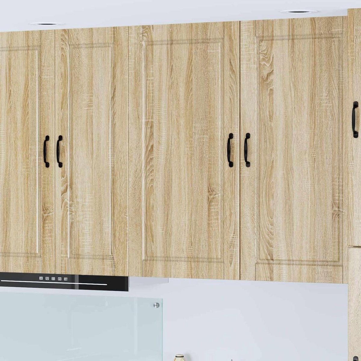 Keukenkast - Wandkast Keuken - Keuken Organiseren - Verstelbare Planken - 50 x 31 x 100 cm - Sonoma-eiken