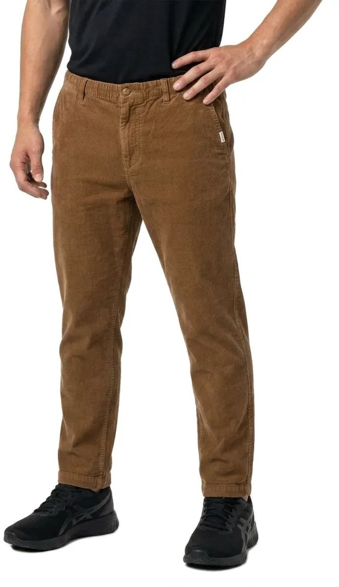 Element Regular Comfort Cord Broek Bruin M Man