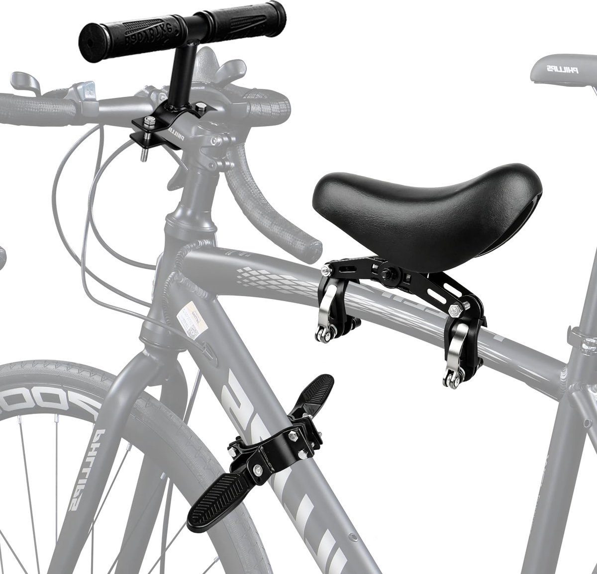 Fietszitje voor kinderen - vooraan - veilig en comfortabel - genieten van samen fietsen - SnelShoppen