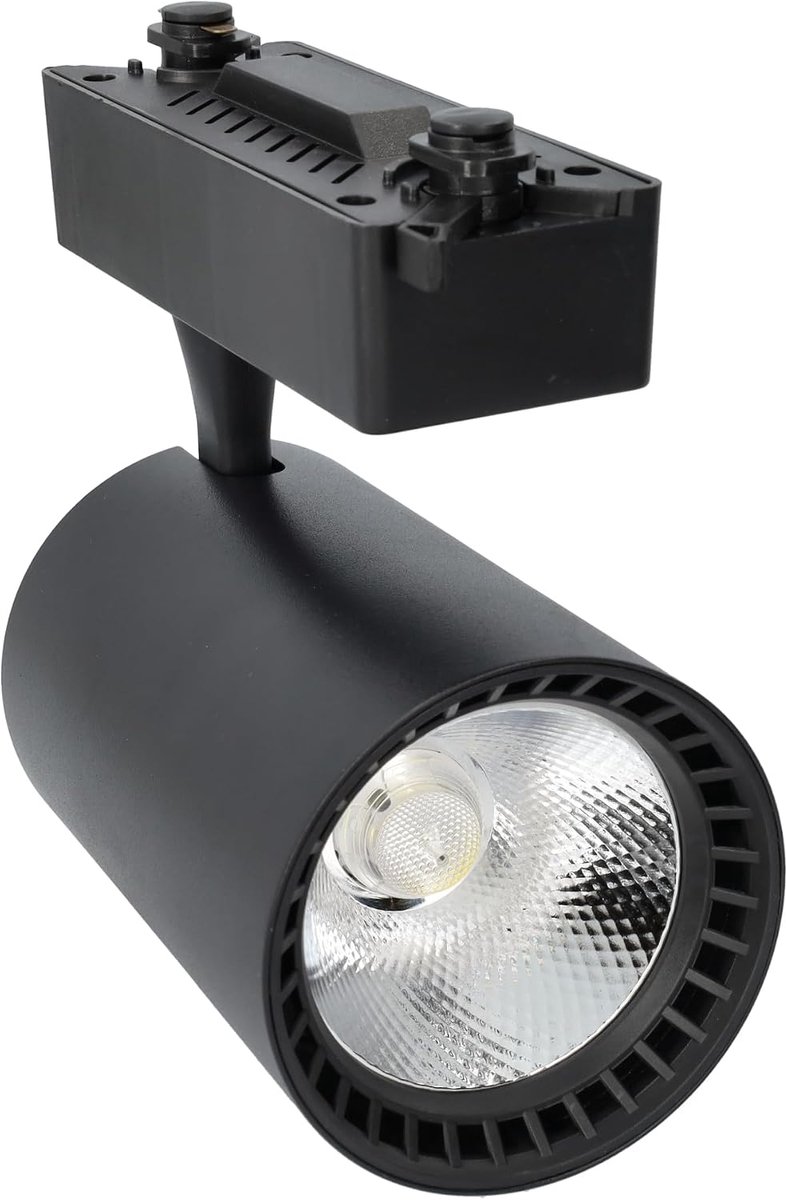 - Led-plafondspot, 40 W, koud licht, 6.000 K, 2700 lumen, 220 V, 50-60 Hz, eenfasig, aluminium voor beloopbaarheid, etalage, winkel, kantoor, zwart
