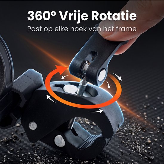 Universele Bekerhouder - Fiets Fleshouder - TENZHVXI® - Grote Diameter Ontwerp - Veilige Anti Slip Bevestiging - Verstelbare Montage Op Stuur En Zadelbuis - 2 Stuks - Geschikt Voor Racefiets Mountainbike En Stadsfiets van Universele — afbeelding 2
